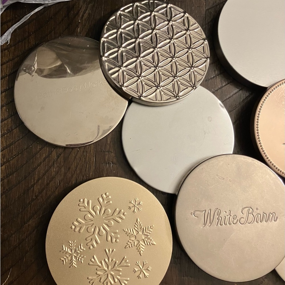 Your choice of 5 candle lids